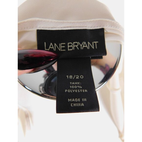 Lane Bryant Ivory Camisole 18/20 - Adjustable Straps - Excellent - Picture 10 of 11